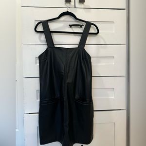 NWT Faux Leather swing dress from Abercrombie
